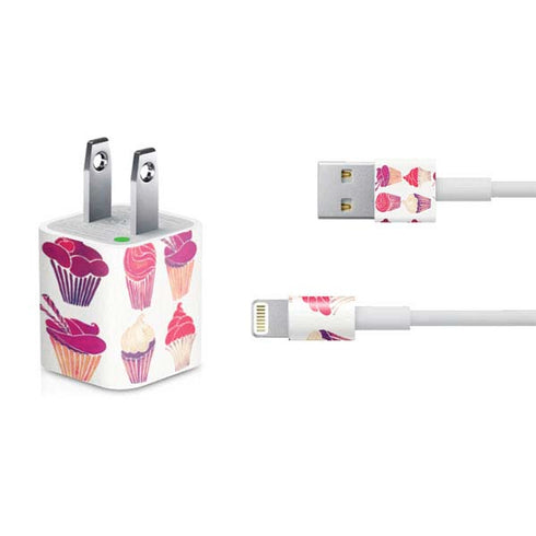 Cat Coq Cupcakes iPhone Charger (5W USB) Skin