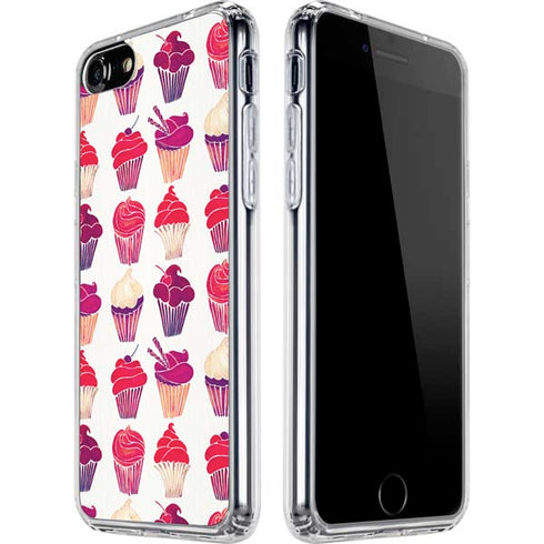 Cat Coq Cupcakes iPhone SE (2nd & 3rd Gen) Clear Case