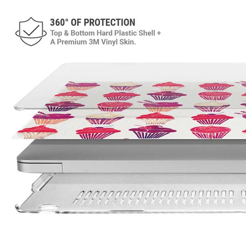 Cupcakes by Cat Coq MacBook Air 15in (2023-2025) Case plus Skin