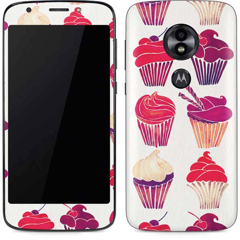 Cat Coq Cupcakes Moto E5 Play Skin