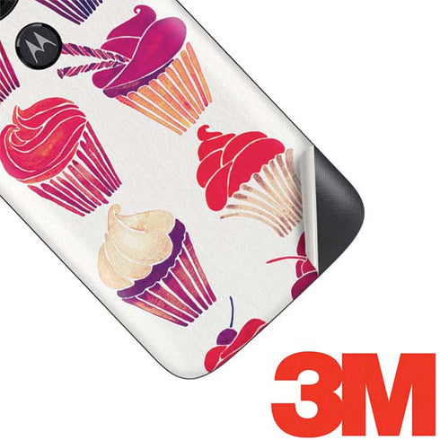 Cat Coq Cupcakes Moto E5 Play Skin