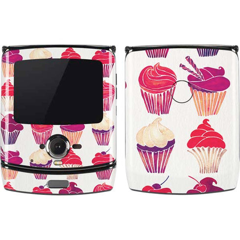 Cat Coq Cupcakes Motorola RAZR Skin