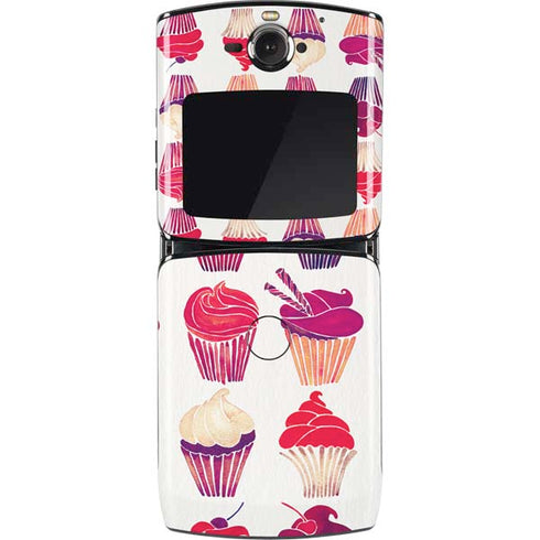 Cat Coq Cupcakes Motorola RAZR Skin