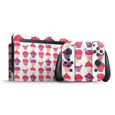 Cat Coq Cupcakes Nintendo Switch Bundle Skin