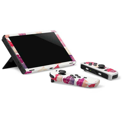 Cat Coq Cupcakes Nintendo Switch OLED (2021) Skin