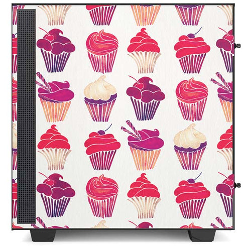Cat Coq Cupcakes NZXT H510 Compact ATX Mid-Tower Case Skin