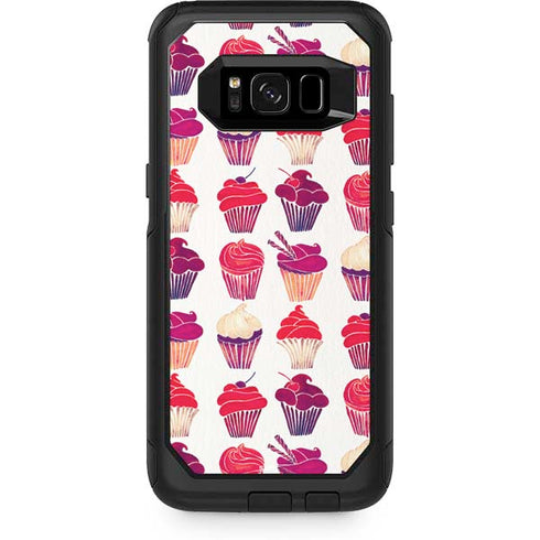 Cat Coq Cupcakes Otterbox Commuter Galaxy Skin