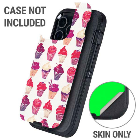 Cupcakes by Cat Coq Otterbox Defender iPhone Skin