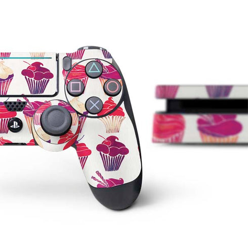 Cat Coq Cupcakes PS4 Slim Bundle Skin