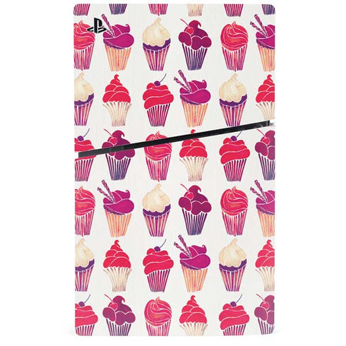 Cupcakes by Cat Coq PS5 Slim Disk Bundle Skin
