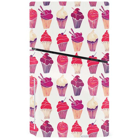 Cupcakes by Cat Coq PS5 Slim Disk Bundle Skin