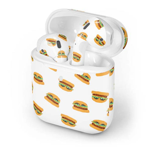 Bouffants and Broken Hearts Cute Burgers Apple AirPods 2 Skin