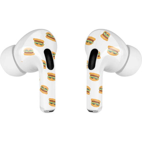 Bouffants and Broken Hearts Cute Burgers Apple AirPods Pro Skin