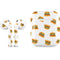 Bouffants and Broken Hearts Cute Burgers Apple AirPods Skin