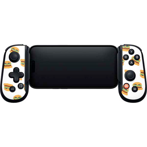 Bouffants and Broken Hearts Cute Burgers Backbone One for iPhone Game Controller Skin
