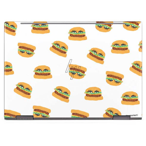 Bouffants and Broken Hearts Cute Burgers HP Envy Skin