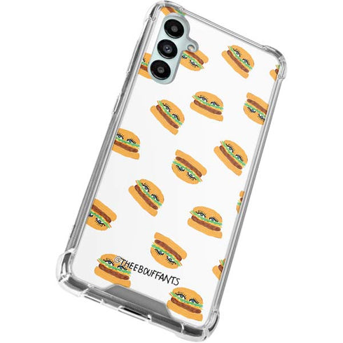 Bouffants and Broken Hearts Cute Burgers Galaxy A15 5G Clear Case