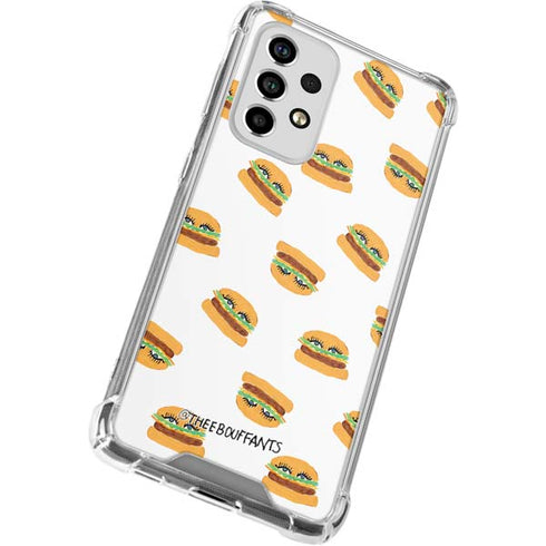 Bouffants and Broken Hearts Cute Burgers Galaxy A53 5G Clear Case