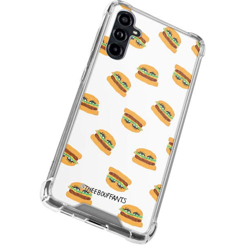 Bouffants and Broken Hearts Cute Burgers Galaxy A54 5G Clear Case