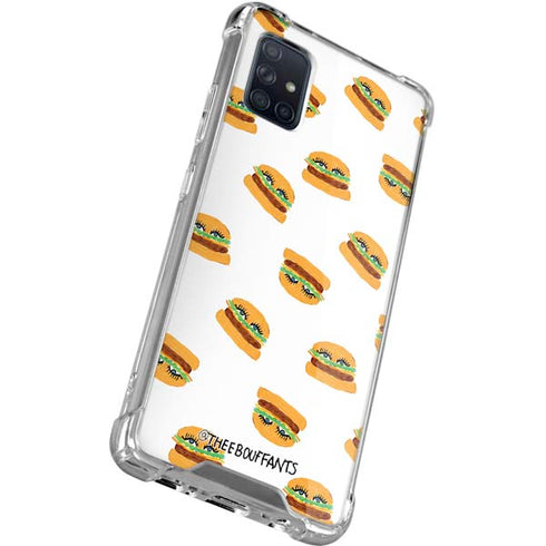 Bouffants and Broken Hearts Cute Burgers Galaxy A71 5G Clear Case