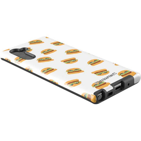 Bouffants and Broken Hearts Cute Burgers Galaxy Note 10 Pro Case