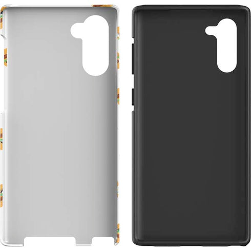 Bouffants and Broken Hearts Cute Burgers Galaxy Note 10 Pro Case