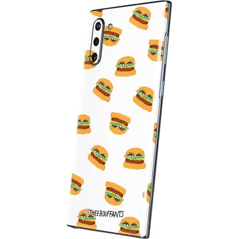 Bouffants and Broken Hearts Cute Burgers Galaxy Note 10 Skin