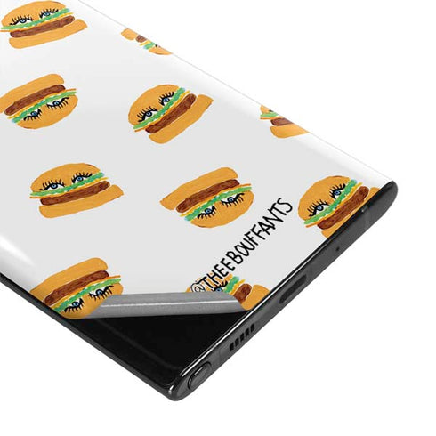 Bouffants and Broken Hearts Cute Burgers Galaxy Note 10 Skin