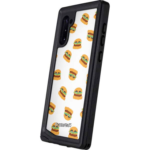 Bouffants and Broken Hearts Cute Burgers Galaxy Note 10 Waterproof Case