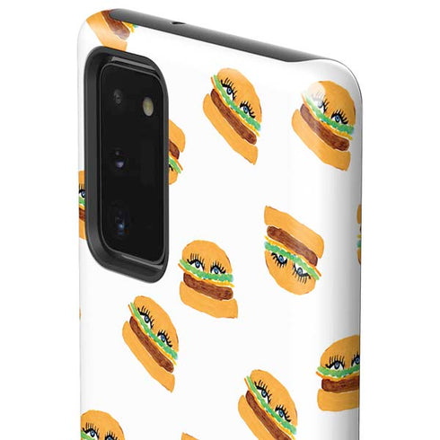 Bouffants and Broken Hearts Cute Burgers Galaxy Note20 5G Pro Case
