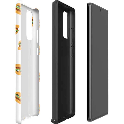 Bouffants and Broken Hearts Cute Burgers Galaxy Note20 5G Pro Case