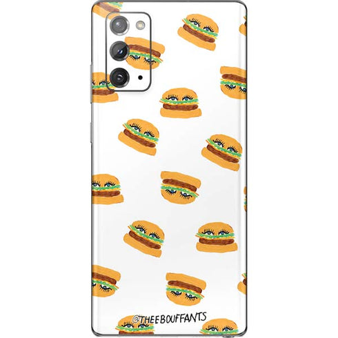 Bouffants and Broken Hearts Cute Burgers Galaxy Note20 5G Skin