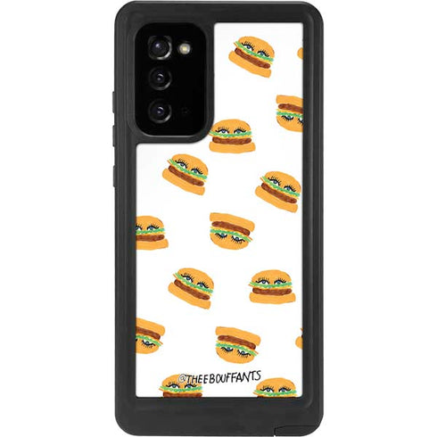Bouffants and Broken Hearts Cute Burgers Galaxy Note20 5G Waterproof Case
