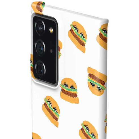 Bouffants and Broken Hearts Cute Burgers Galaxy Note20 Ultra 5G Lite Case