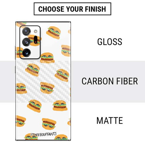 Bouffants and Broken Hearts Cute Burgers Galaxy Note20 Ultra 5G Skin