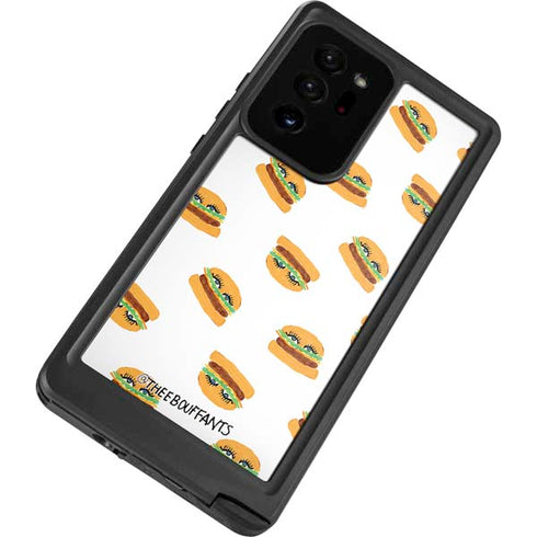 Bouffants and Broken Hearts Cute Burgers Galaxy Note20 Ultra 5G Waterproof Case