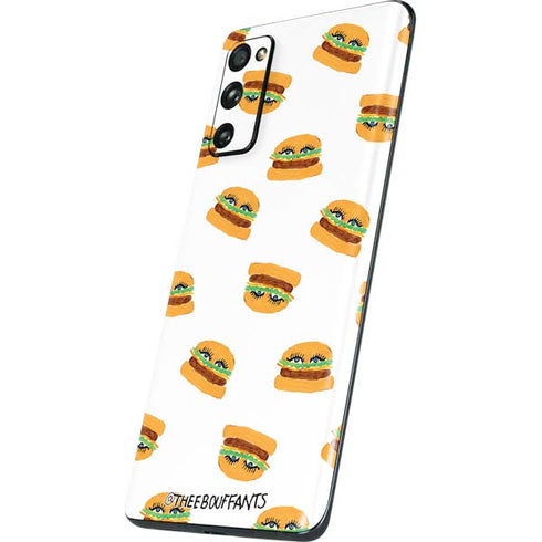 Bouffants and Broken Hearts Cute Burgers Galaxy S20 Fan Edition Skin