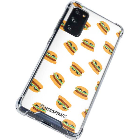 Bouffants and Broken Hearts Cute Burgers Galaxy S20 FE Clear Case