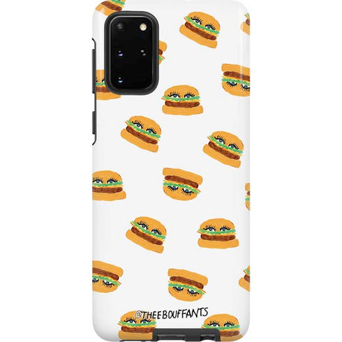 Bouffants and Broken Hearts Cute Burgers Galaxy S20 Plus Pro Case