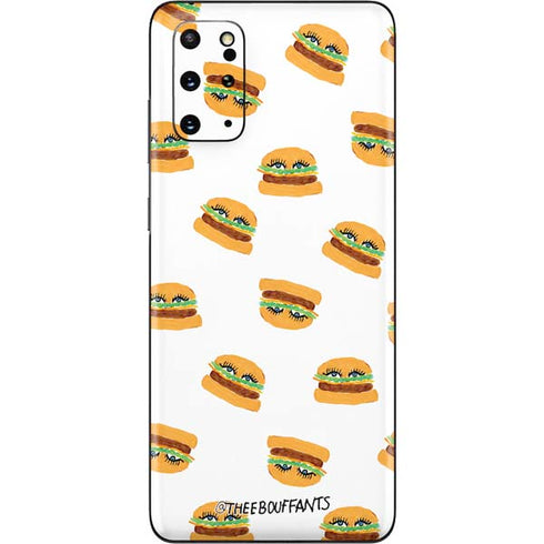 Bouffants and Broken Hearts Cute Burgers Galaxy S20 Plus Skin