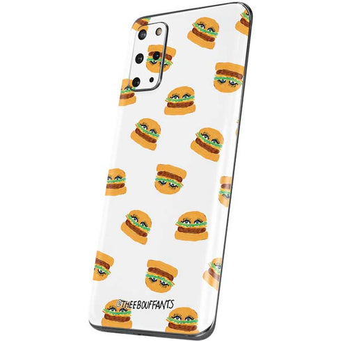 Bouffants and Broken Hearts Cute Burgers Galaxy S20 Plus Skin