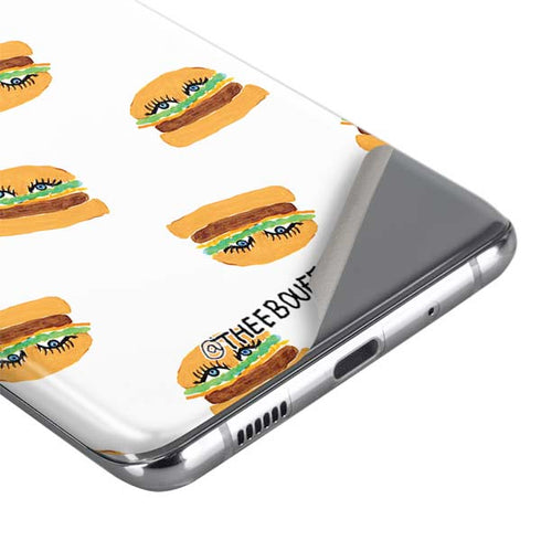 Bouffants and Broken Hearts Cute Burgers Galaxy S20 Plus Skin
