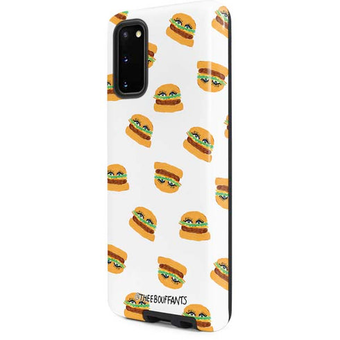Bouffants and Broken Hearts Cute Burgers Galaxy S20 Pro Case