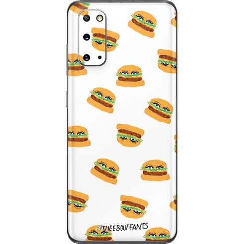 Bouffants and Broken Hearts Cute Burgers Galaxy S20 Skin