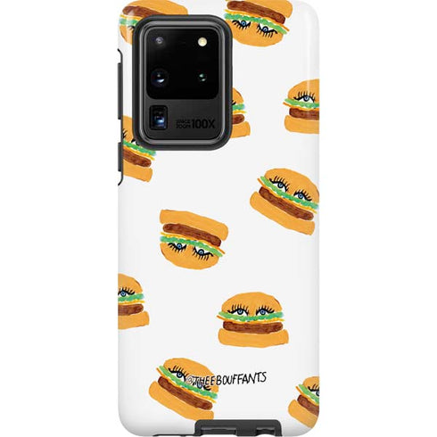 Bouffants and Broken Hearts Cute Burgers Galaxy S20 Ultra 5G Pro Case