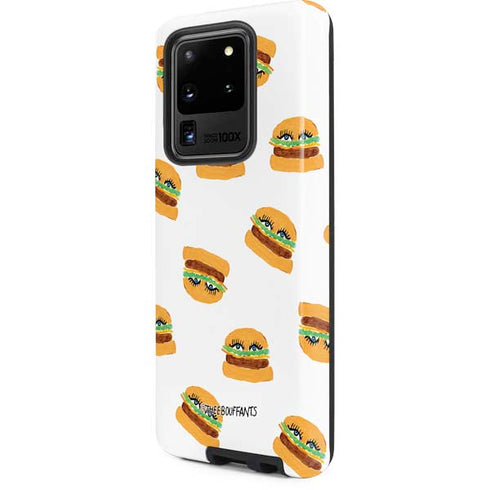 Bouffants and Broken Hearts Cute Burgers Galaxy S20 Ultra 5G Pro Case
