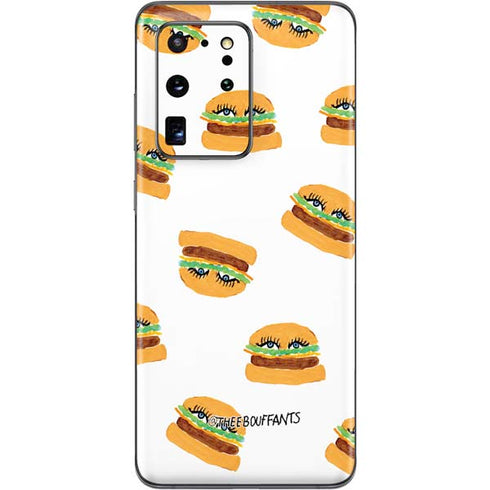 Bouffants and Broken Hearts Cute Burgers Galaxy S20 Ultra 5G Skin