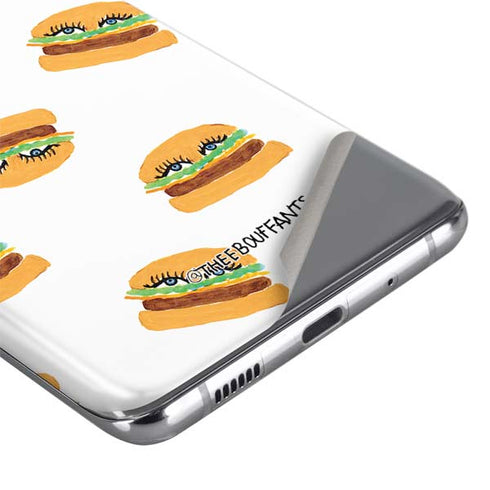 Bouffants and Broken Hearts Cute Burgers Galaxy S20 Ultra 5G Skin
