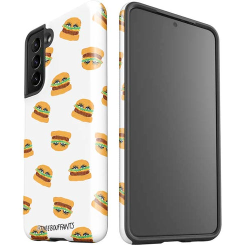 Bouffants and Broken Hearts Cute Burgers Galaxy S21 5G Pro Case