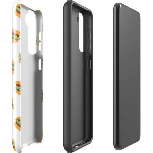 Bouffants and Broken Hearts Cute Burgers Galaxy S21 Plus 5G Pro Case